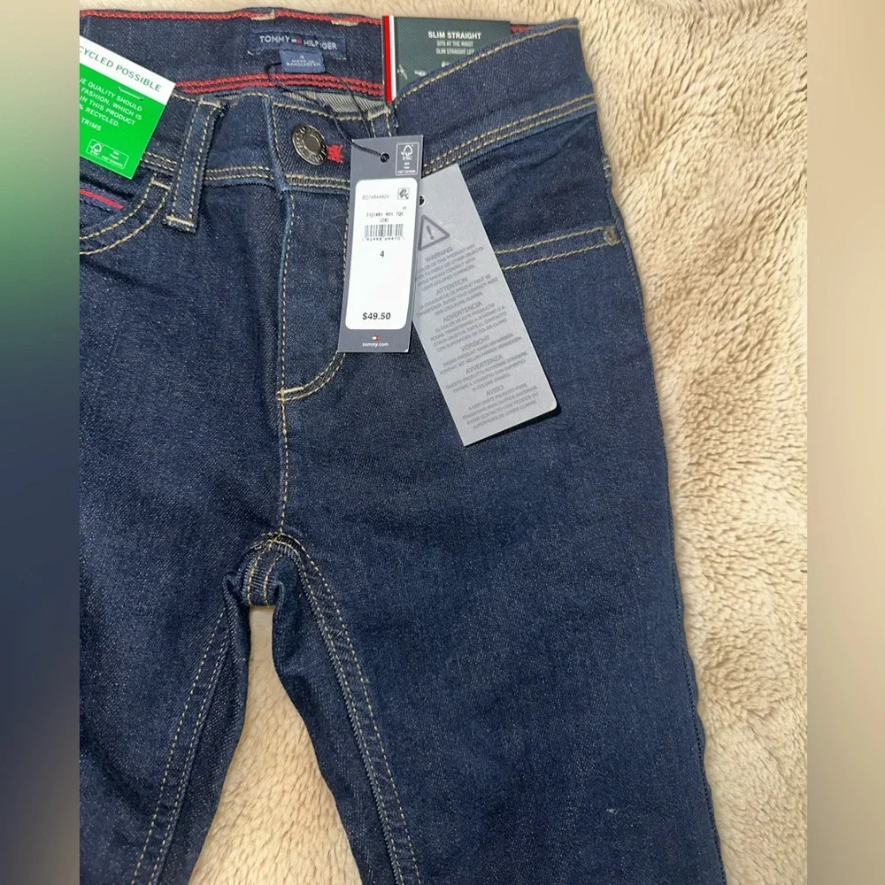 NEW Toddler Tommy Hilfiger Navy Skinny Jeans size 4
